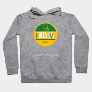 green bay retro football Hoodie